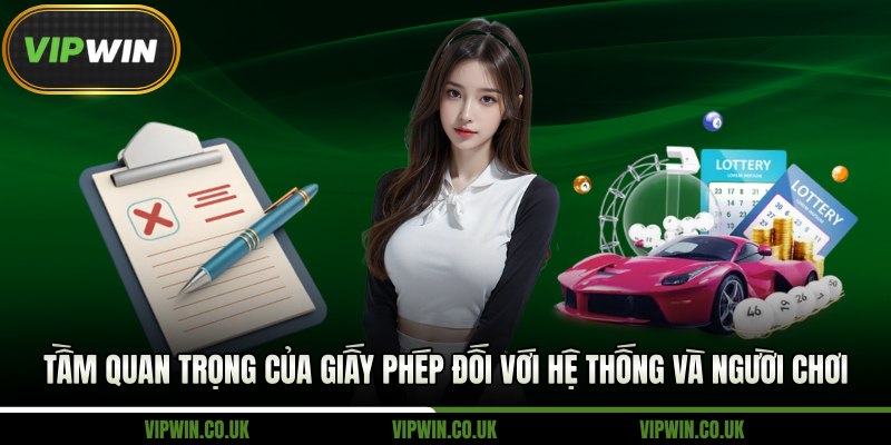 Tầm quan trọng của giấy phép đối với hệ thống và người chơi