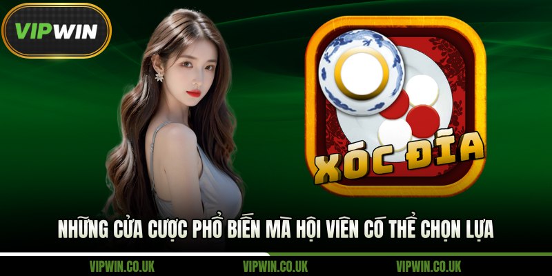 Những cửa cược phổ biến mà hội viên có thể chọn lựa